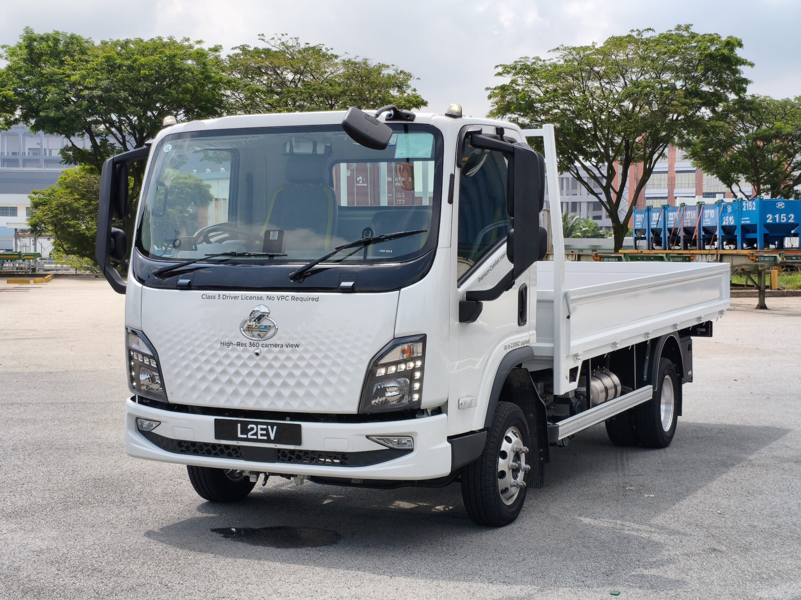 electric truck singapore look futuristic 